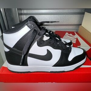 Nike dunk HI Retro Panda high men’s 9.5/womens 11